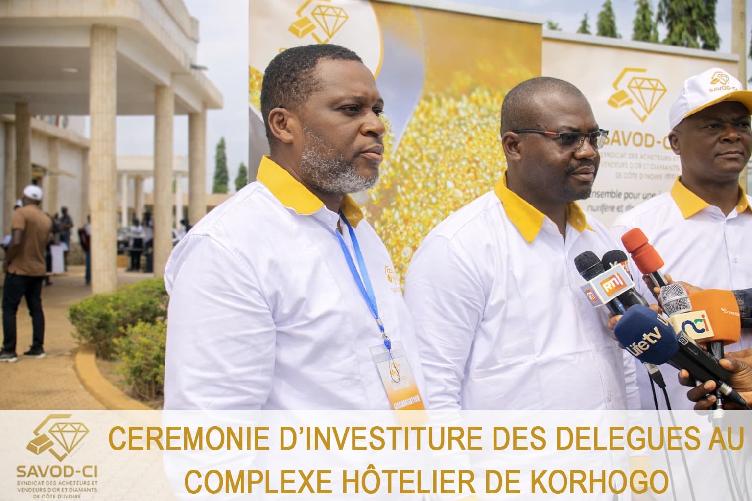 Interview presse des responsables