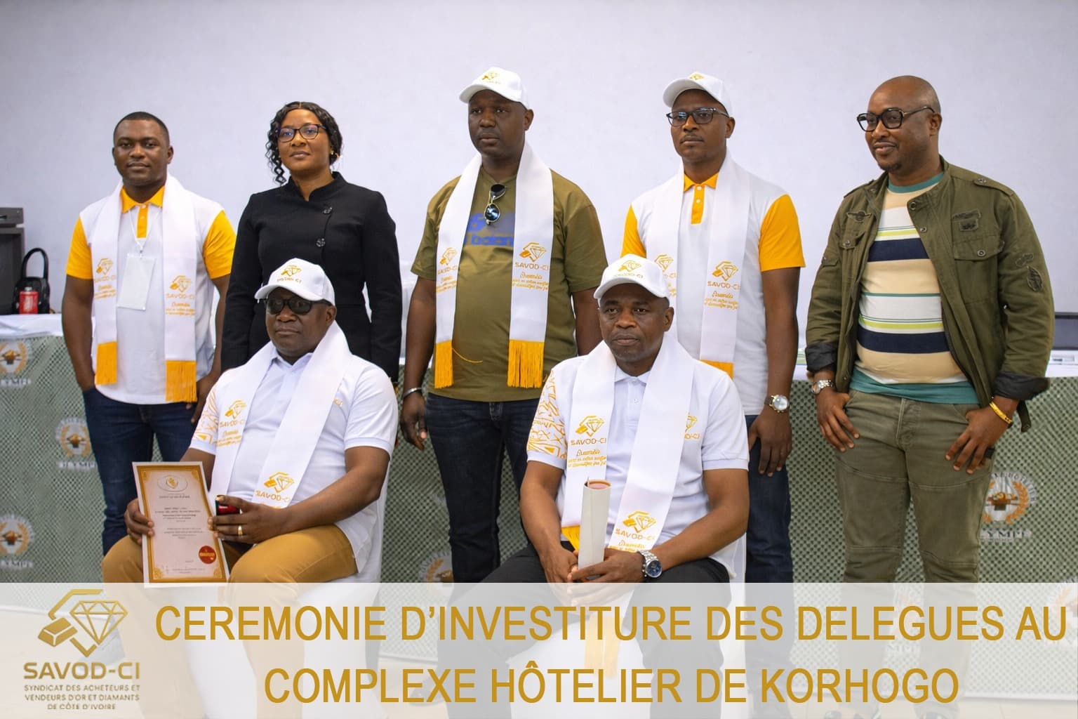 Moment solennel de la cérémonie